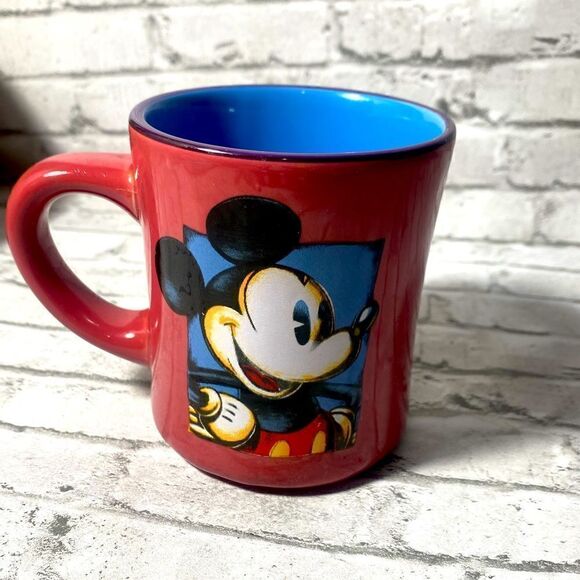 Disney Mickey Mouse Coffee Mug Ceramic 12 OZ Cup - Picture 1 of 4